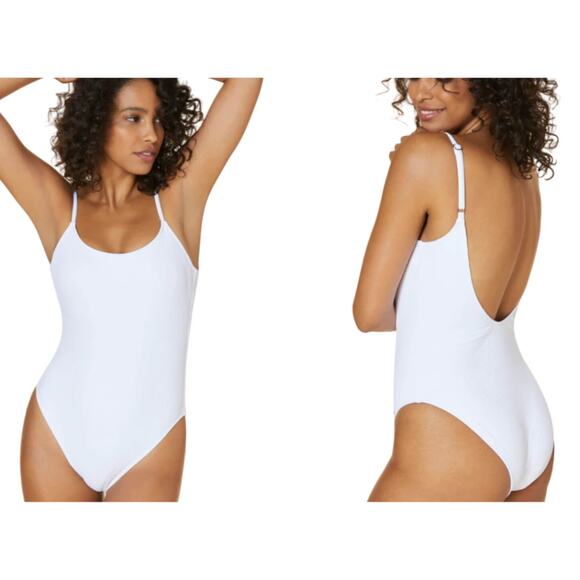 Andie Other - Andie Swim White One Piece Swimsuit The Laguna Size 2XL